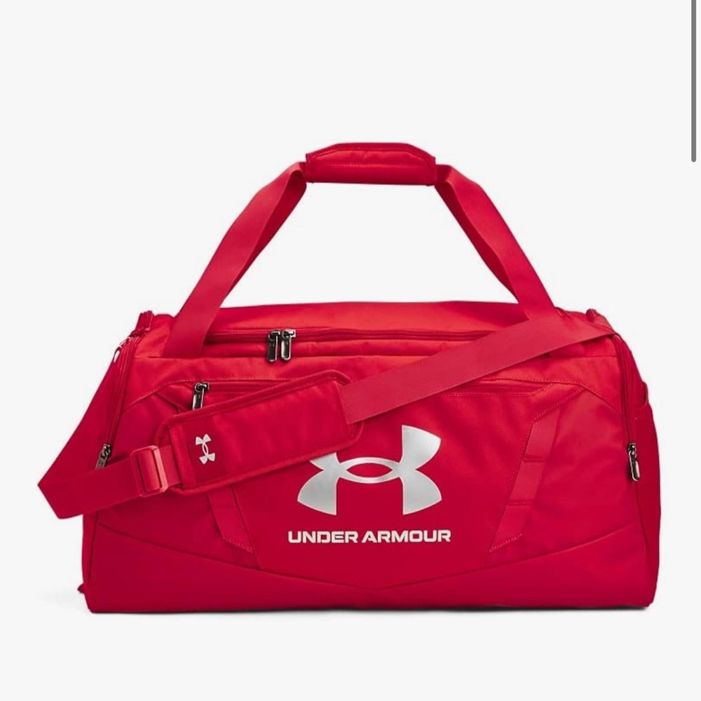 Under Armour Bold Red Duffel Bag